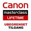 Livslangt medlemsskap for Canon Masterclass